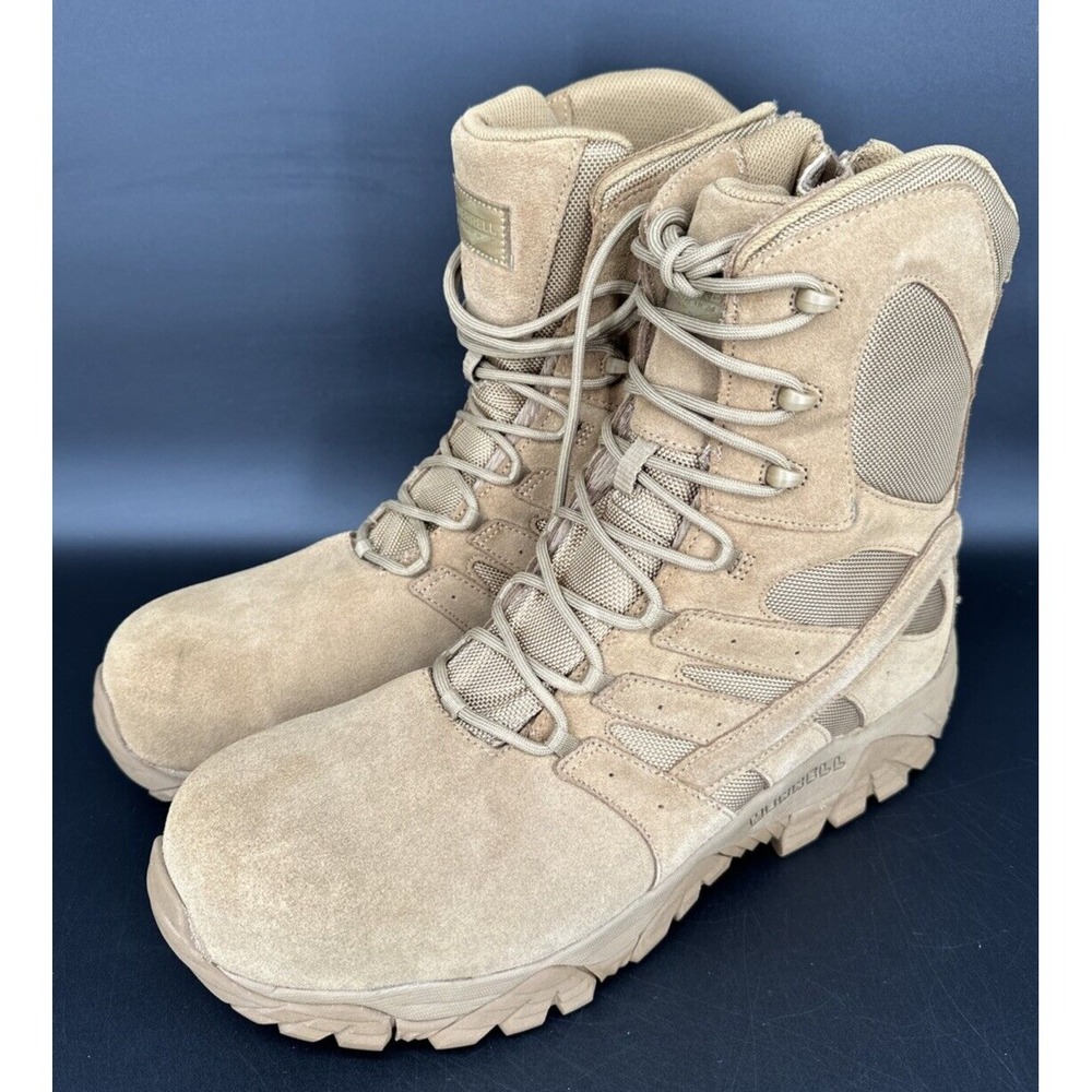Merrell Men's 14  Moab 2 8" Defense Zip Composite Toe Boot J099371